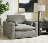Tampa Furniture Outlet Lutz - Ashley Furniture - Dramatic Living Room - Chair and a Half / Granite - 1170223